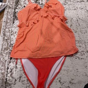 Pink blush swim top